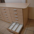 Meuble 3 colonnes de 6 tiroirs